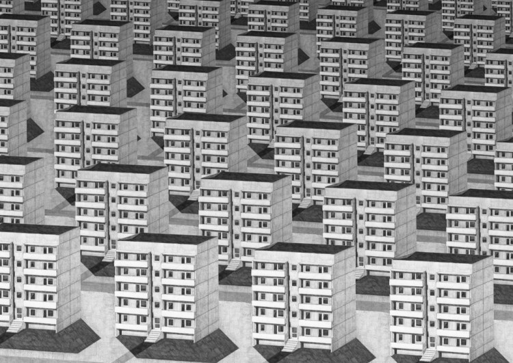 Plattenbauten, c David Kroeswang